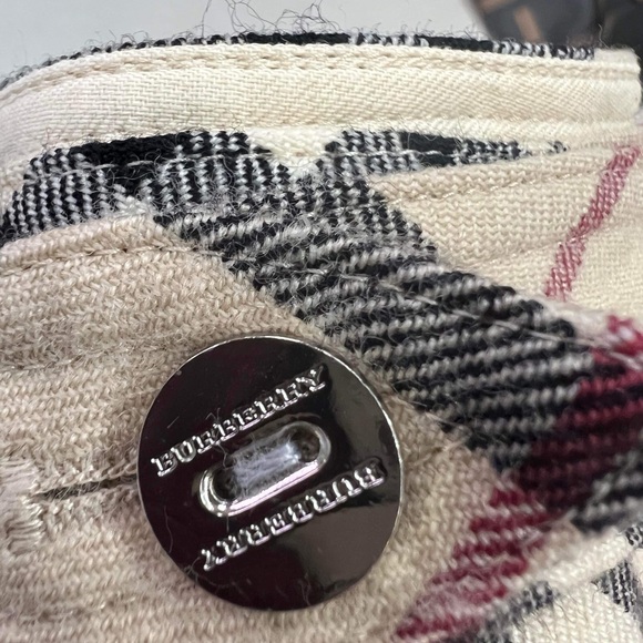 Burberry Beige and Black Check Midi Skirt - Picture 3 of 6